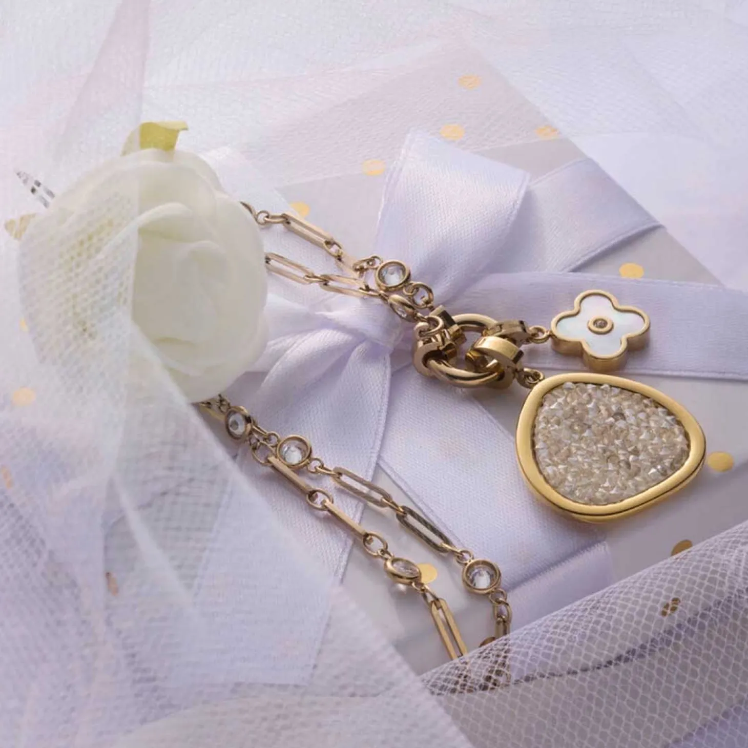 Anhänger BLUNA gold Clip & Mix