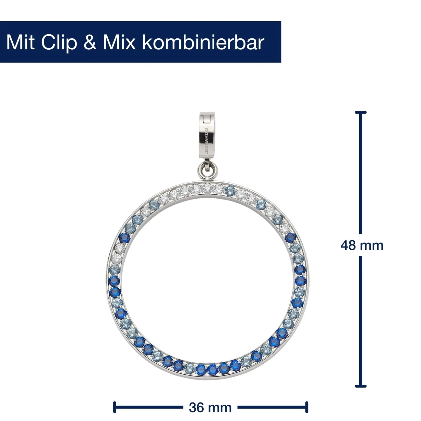 Anhänger CLARENCE blue Clip & Mix