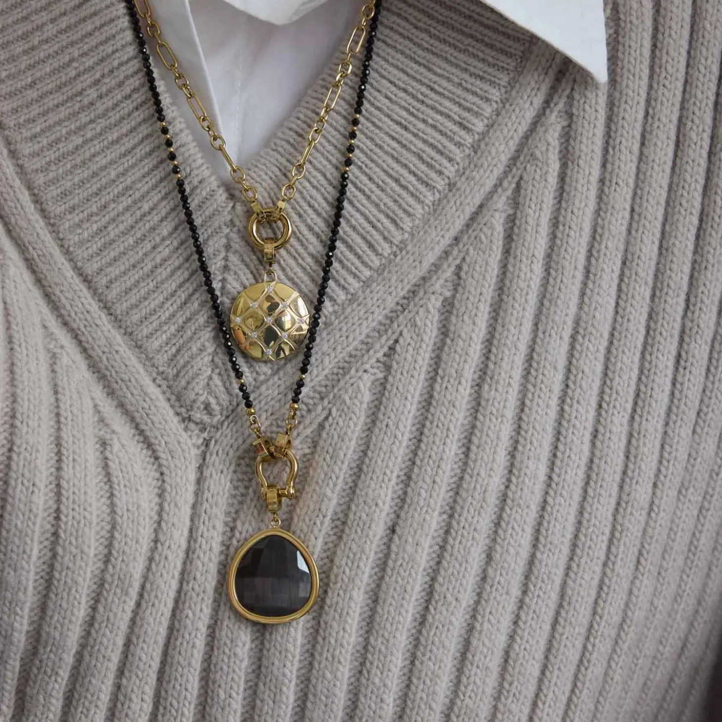 Anhänger COCOBELLO Clip & Mix gold