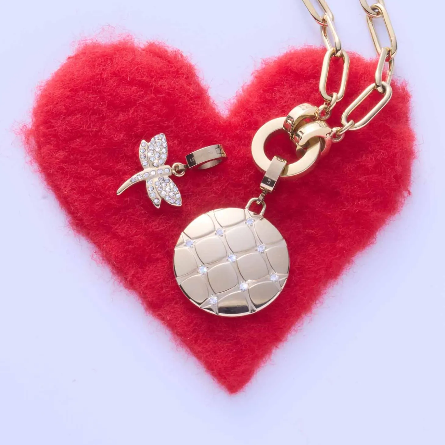 Anhänger COCOBELLO Clip & Mix gold