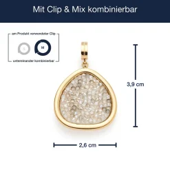 Anhänger FRANCA gold Clip & Mix