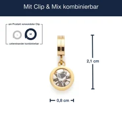 Anhänger LACY gold Clip & Mix