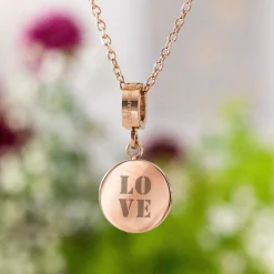 Anhänger MARI rosé gold mit persönlicher Gravur