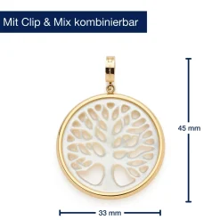 Anhänger TREENA gold Clip & Mix