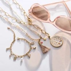 Anhänger TREENA gold Clip & Mix