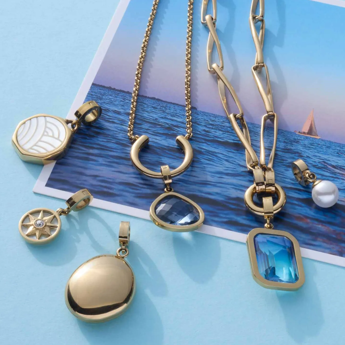 Anhänger TRISH gold Clip & Mix