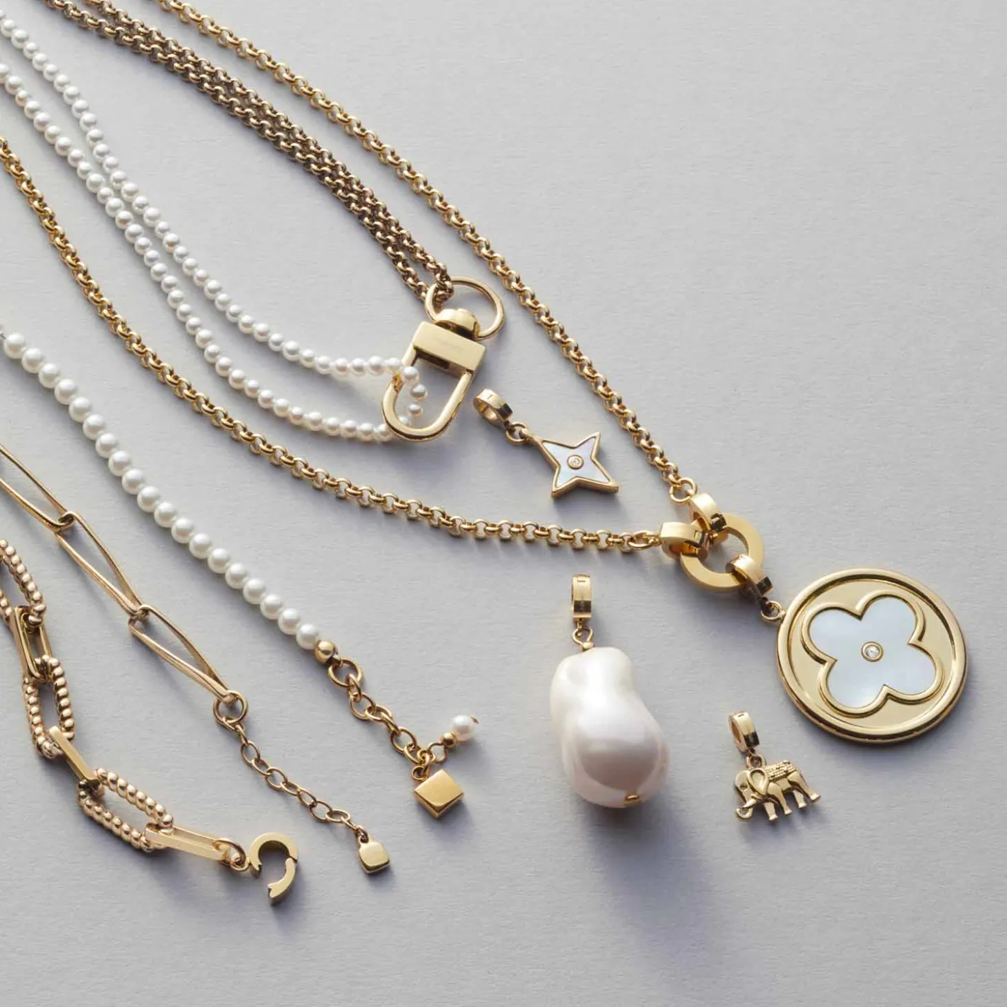 Anhänger WILMA gold Clip & Mix