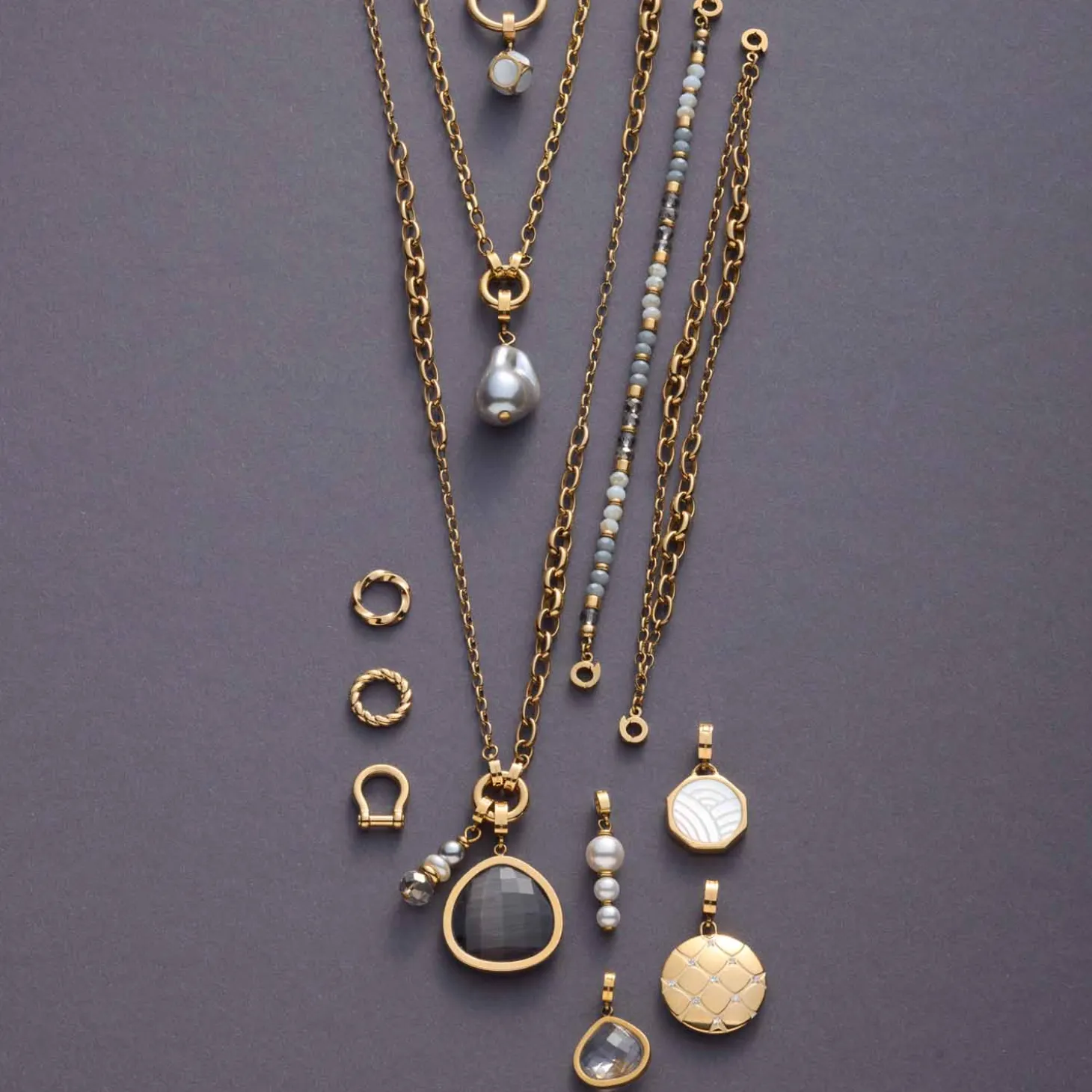 Armband BERNIE Clip & Mix gold