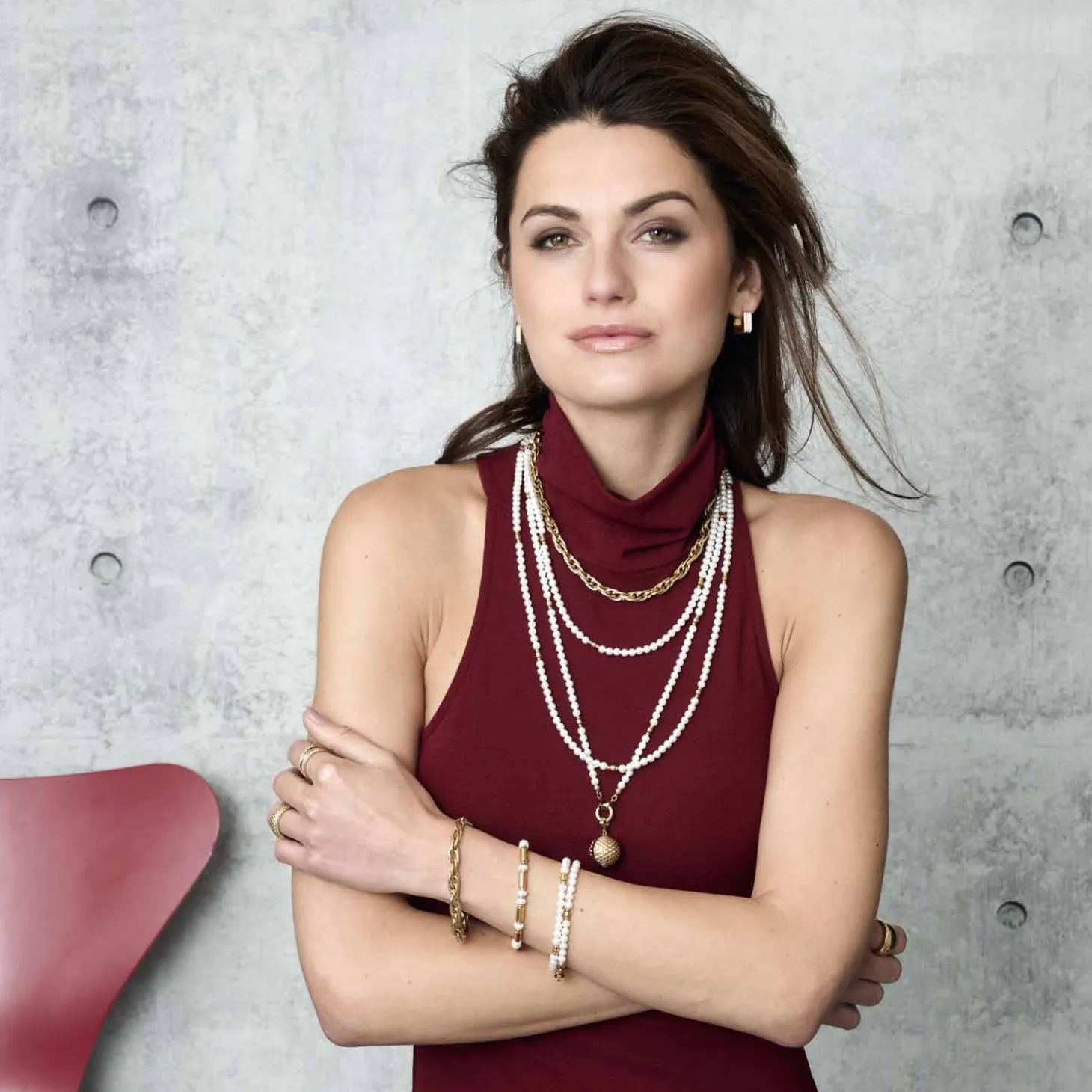 Armband CHRISTA Clip & Mix gold