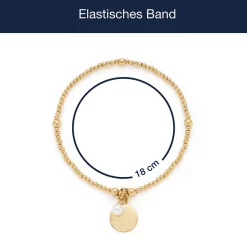 Armband DEBBY gold mit persönlicher Gravur