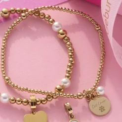 Armband DEBBY gold mit persönlicher Gravur