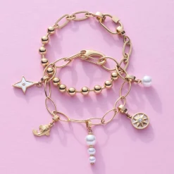 Armband DOTTY gold Clip & Mix