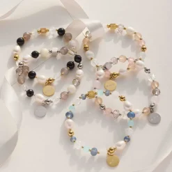 Armband HOPE gold/blau