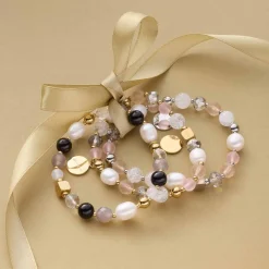 Armband HOPE gold/rose