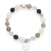Armband HOPE silber/grau