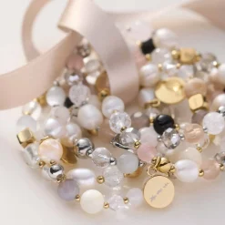 Armband HOPE silber/rose