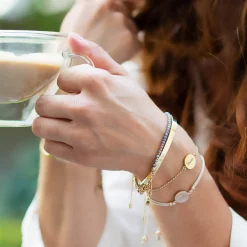 Armband MARLA gold mit persönlicher Gravur