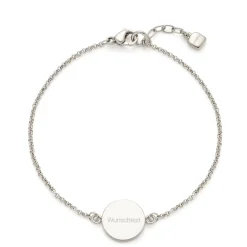 Armband MARLA silber mit persönlicher Gravur