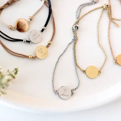 Armband MARLA silber mit persönlicher Gravur