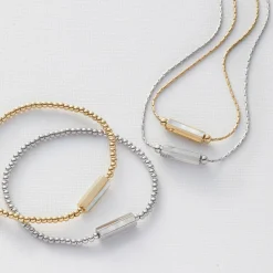 Armband PILEA gold mit persönlicher Gravur