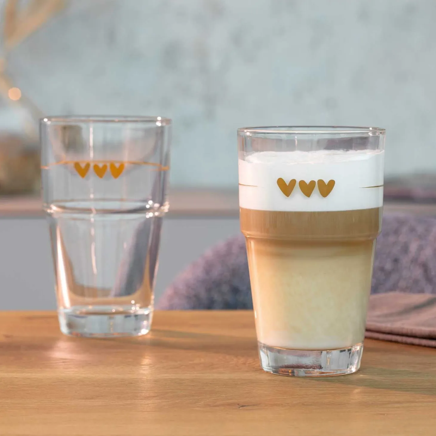 Becher SOLO 410 ml Herzen 6er-Set