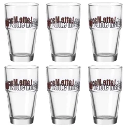 Becher SOLO 410ml braun Latte Macchiato 6er-Set