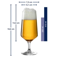 Bierglas PUCCINI 410 ml 6er-Set