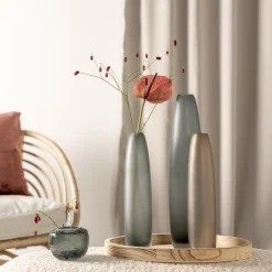 Bodenvase BELLAGIO 45 cm anthrazit