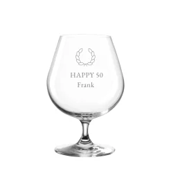 Cognacschwenker CIAO+ 385 ml mit persönlicher Gravur