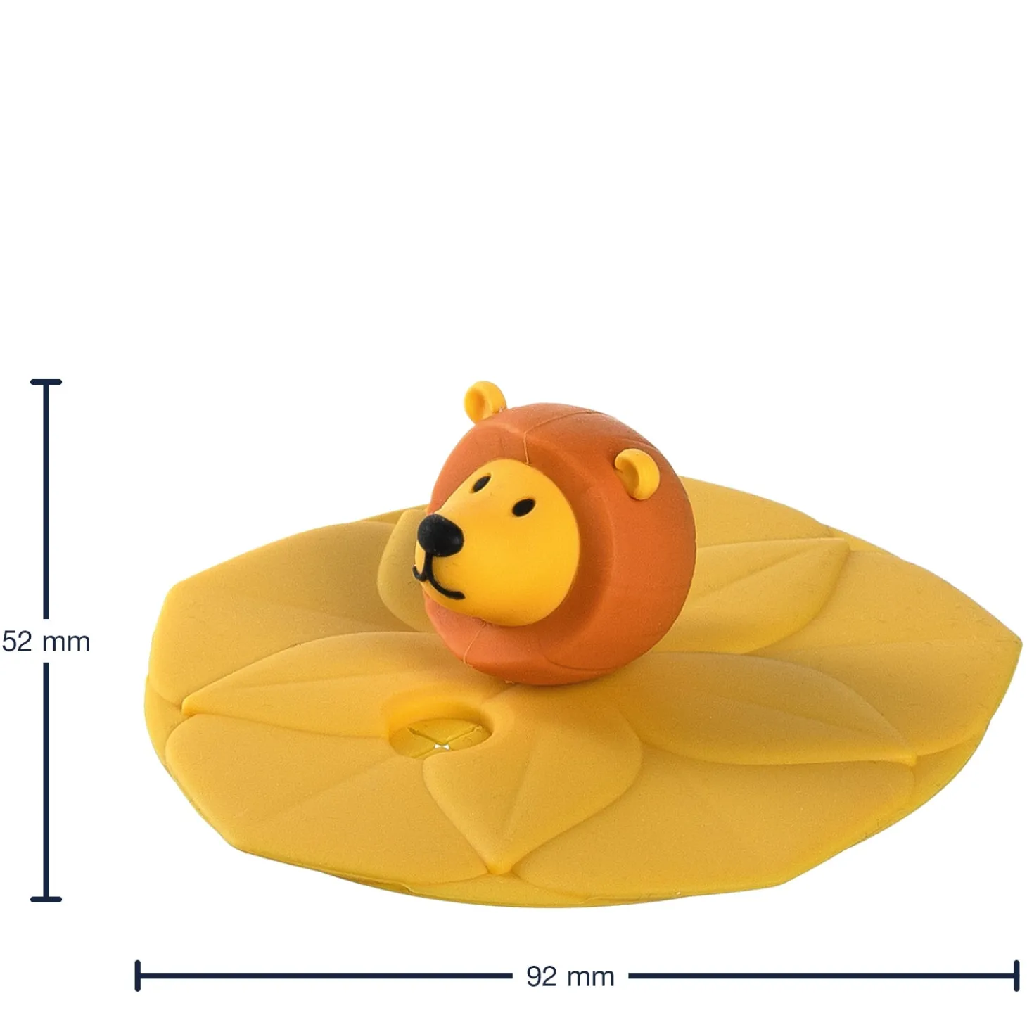 Deckel BAMBINI 9 cm gelb Löwe
