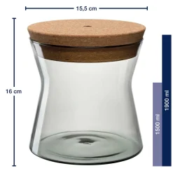 Dose FORMA X 16 cm grau