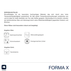 Dose FORMA X 22 cm grau