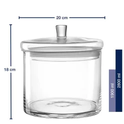 Dose SILENZIO 20 cm mit Rub-on-Stickern