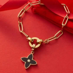 Edelstahlring gold klein flach