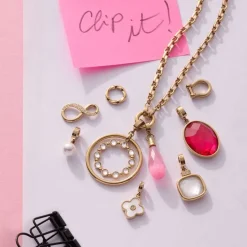 Edelstahlring SENTA gold Clip & Mix