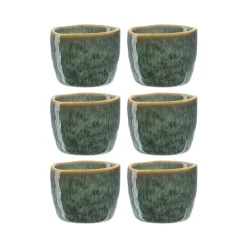 Eierbecher MATERA grün 6er-Set