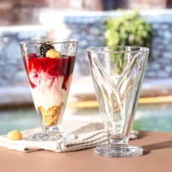 Eisbecher aus Glas CONO 360 ml 4er-Set