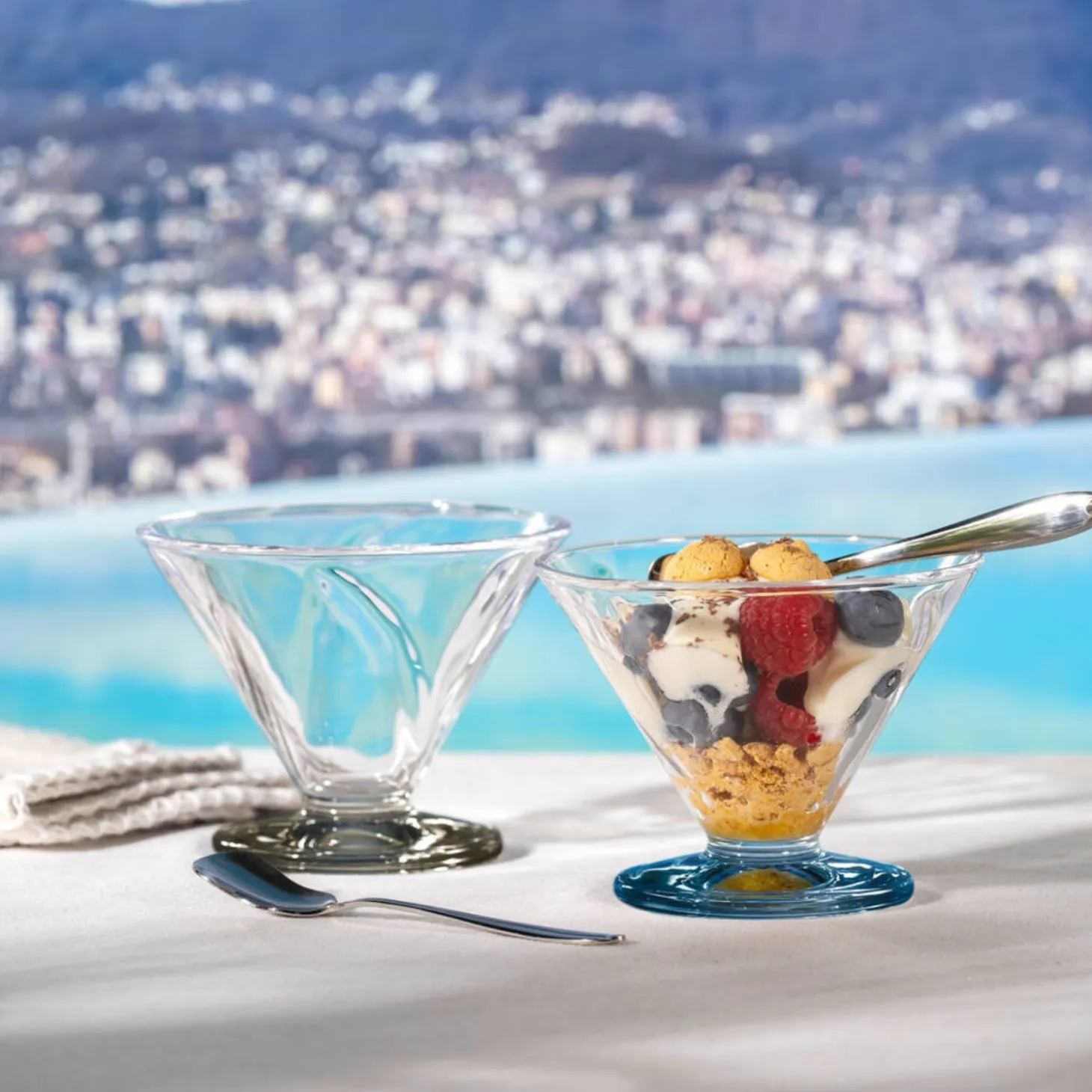 Eisschale aus Glas CONO 270 ml 3er-Set