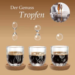 Espressoglas GOCCE 90ml 1. Variante 2er-Set