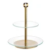 Etagere CENA gold 2-teilig