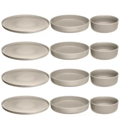 Geschirrset ROMA beige 12-teilig