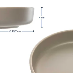 Geschirrset ROMA beige 12-teilig