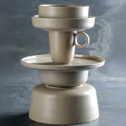 Geschirrset ROMA beige 12-teilig