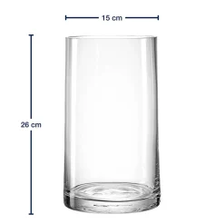 Glasvase NOVARA 26 cm groß