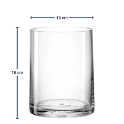 Glasvase NOVARA 19 cm klein