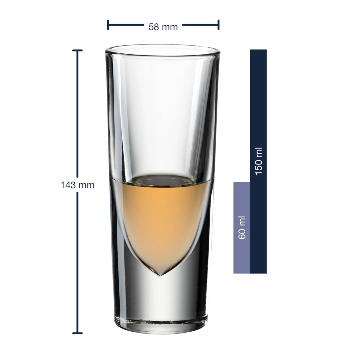Grappa Becher GILLI 130 ml mit persönlicher Gravur