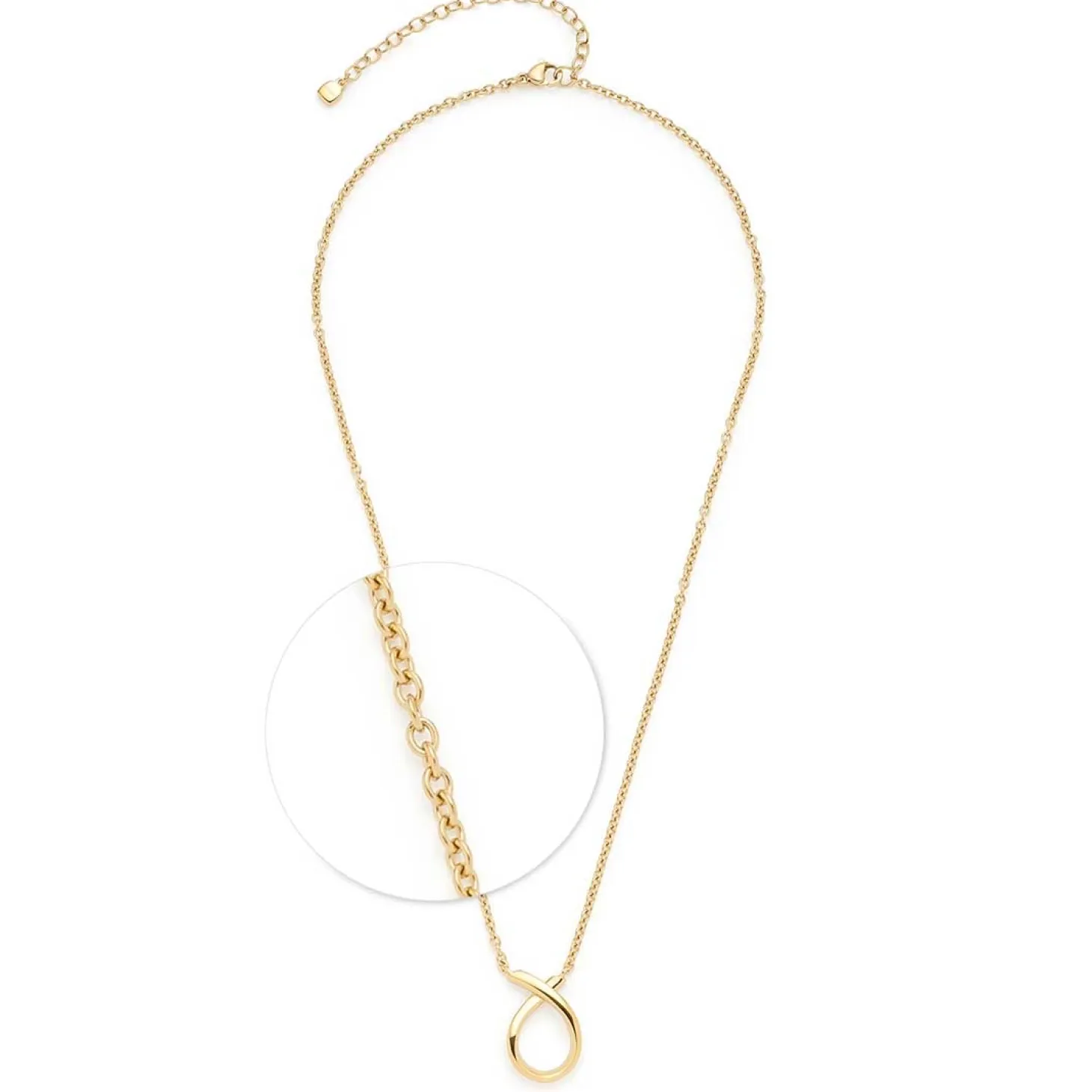 Halskette ANJA 45 cm gold Clip & Mix