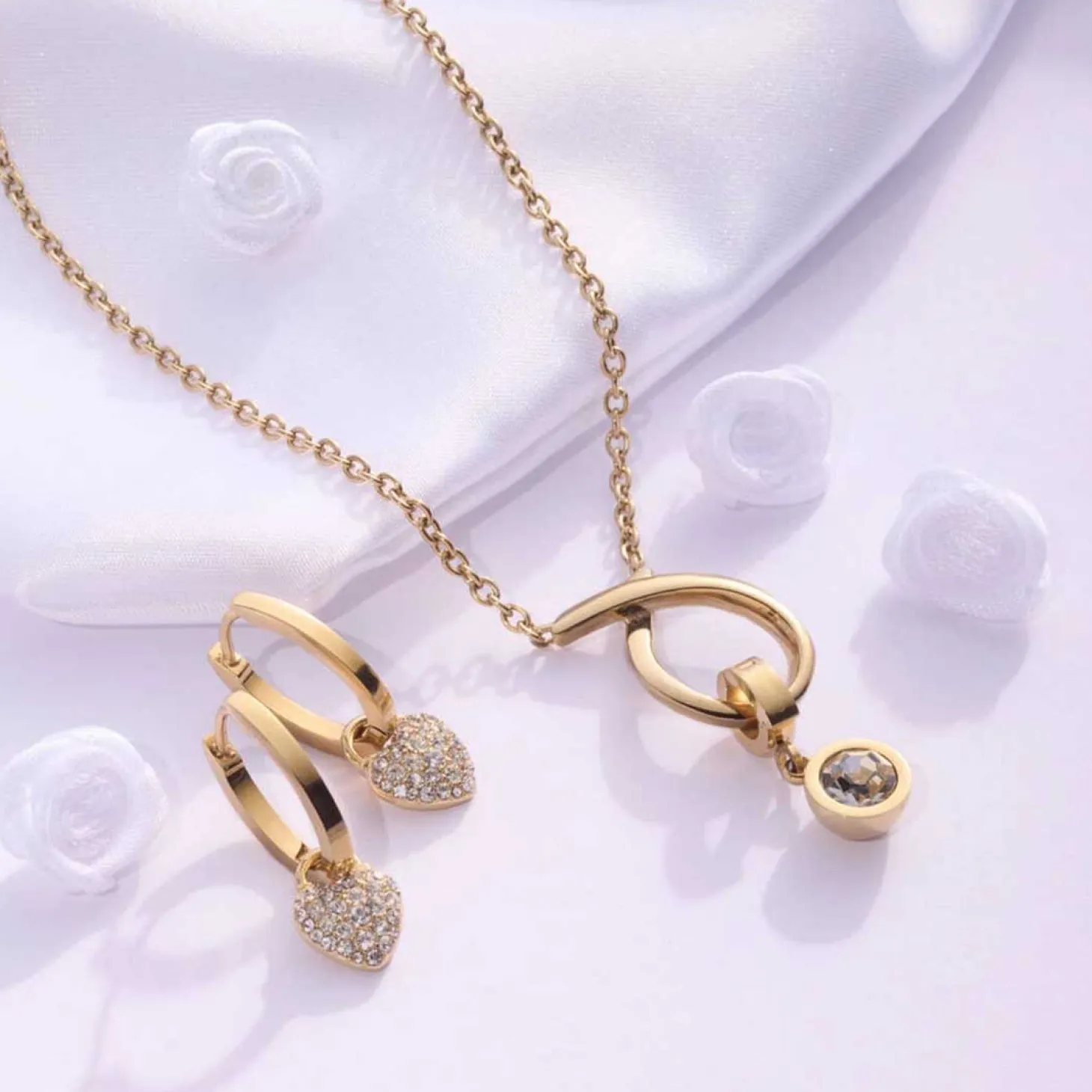 Halskette ANJA 45 cm gold Clip & Mix