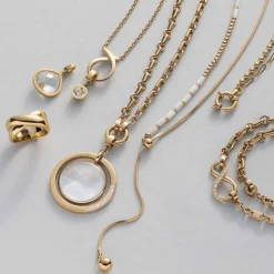 Halskette ANJA 45 cm gold Clip & Mix