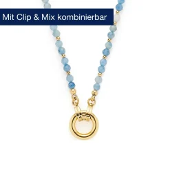 Halskette BISCA 80 cm gold Clip & Mix